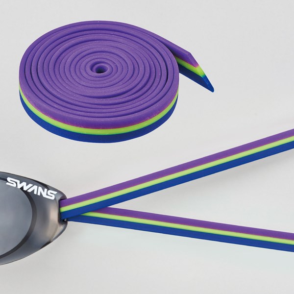 Spare Goggle Strap Flat/Turquoise Green Purple