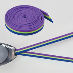 Spare Goggle Strap Flat/Turquoise Green Purple