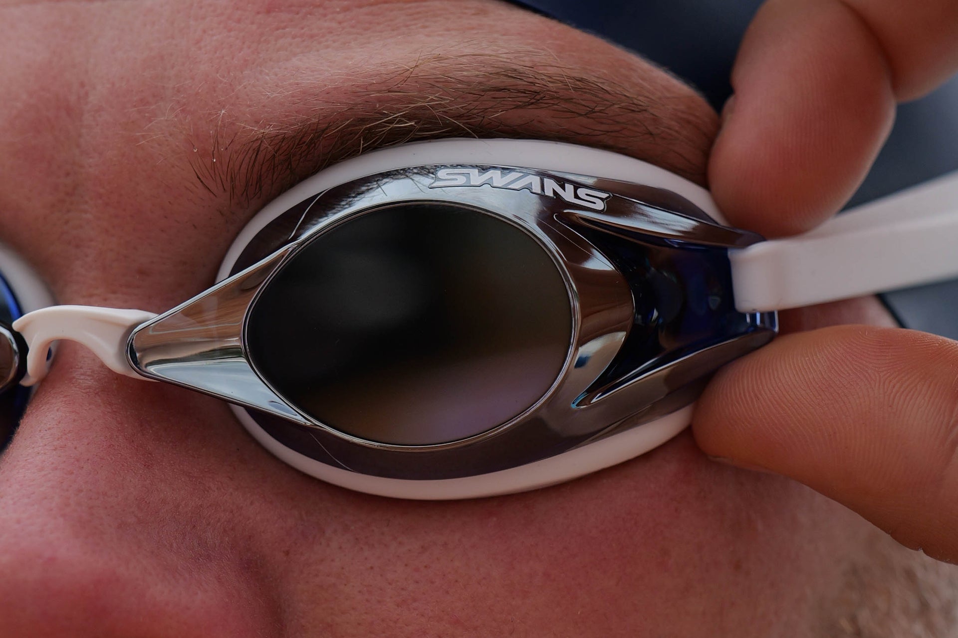 SR2 Swimming Goggles Mirror/Navy Silver