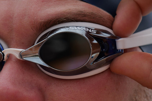 SR-2 Goggles | Mirror x Navy Silver