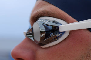SR-2 Goggles | Mirror x Navy Silver