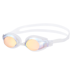 Junior Swimming Goggle | Mirror Clear x Orange