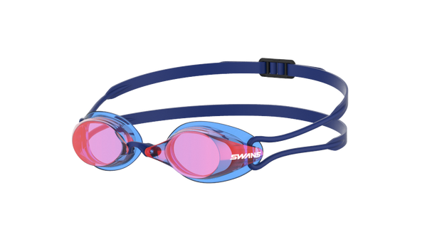 SR-7 Prescription Swedish Swimming Goggles Mirror/Navy Shadow