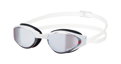 Ascender Open Water Goggles | Mirror x White Silver