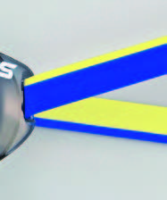 Spare Goggle Strap Flat/Blue Yellow