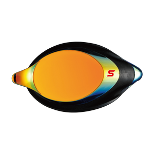 SRX Prescription Swimming Goggles Mirror Black/Smoke Orange