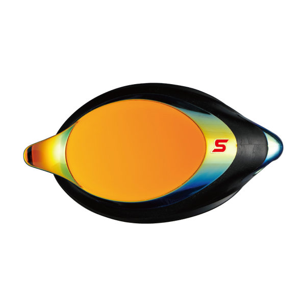 SRX Prescription Swimming Goggles Mirror Black/Smoke Orange