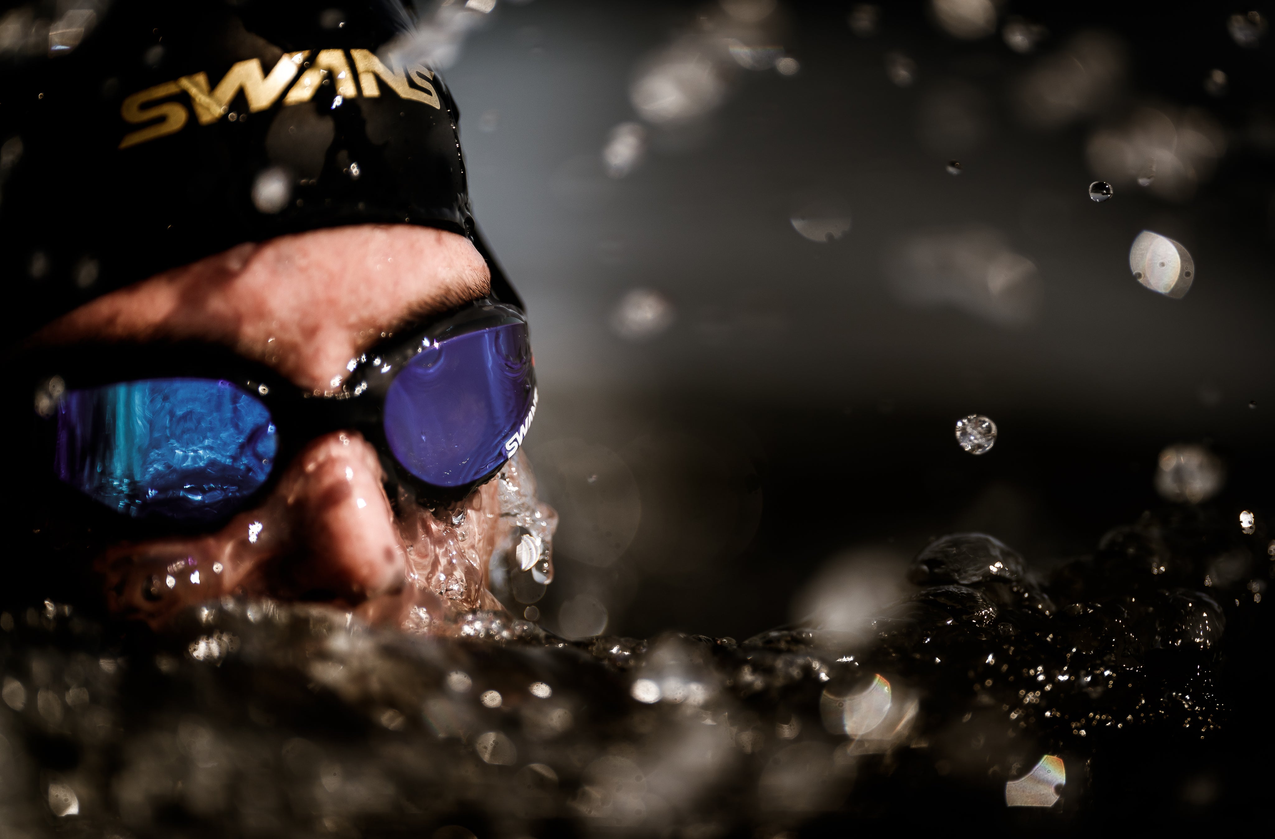 Ascender Open Water Swimming Goggles Smoke