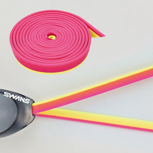 Spare Goggle Strap Flat/Pink Yellow