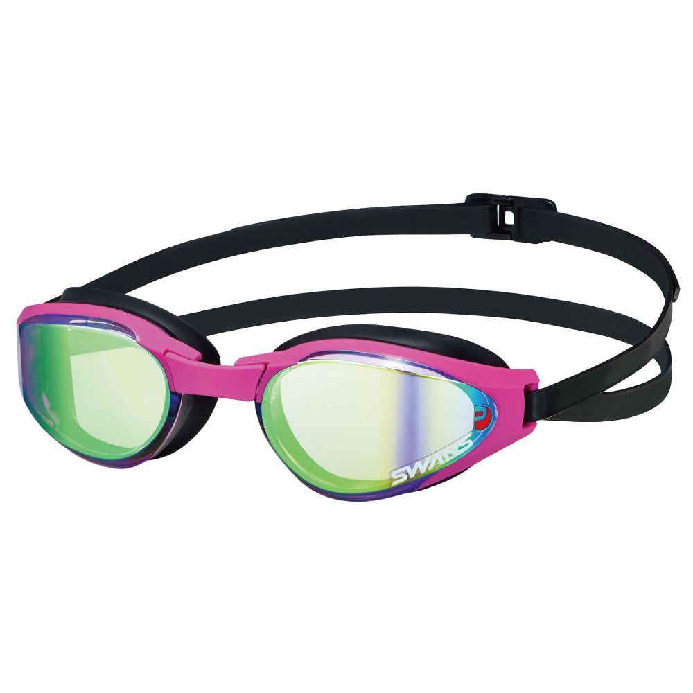 Ascender Open Water Goggles Mirror/Pink Yellow